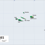 Mappa delle isole Azzorre